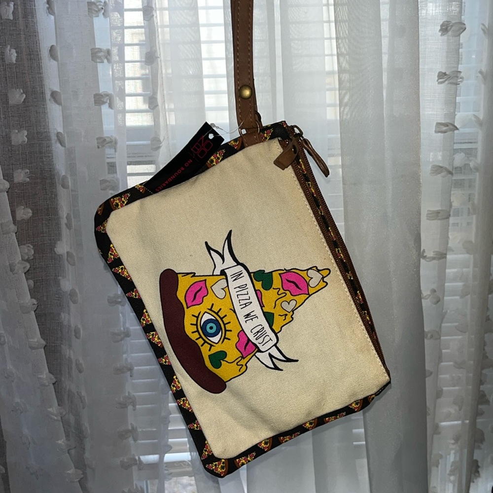 In Pizza We Crust Double Wristlet